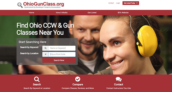 ohio gun class searchable directory