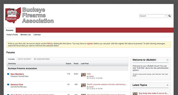 Buckeye Firearms Association Forum