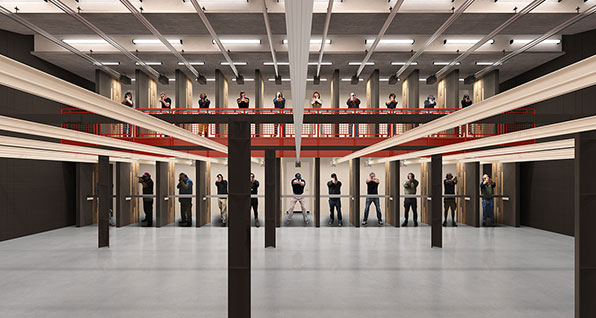 Parma Armory Double Deck Shooting Range