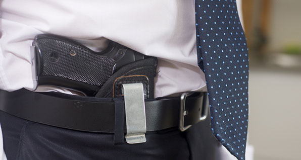 carry firearm in store