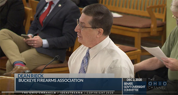 Dean Rieck - Duty to Retreat Testimony