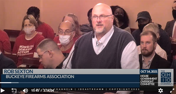 Buckeye Firearms Association Testifies to Limit Government Power During Emergencies