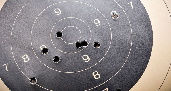 bullseye pistol target