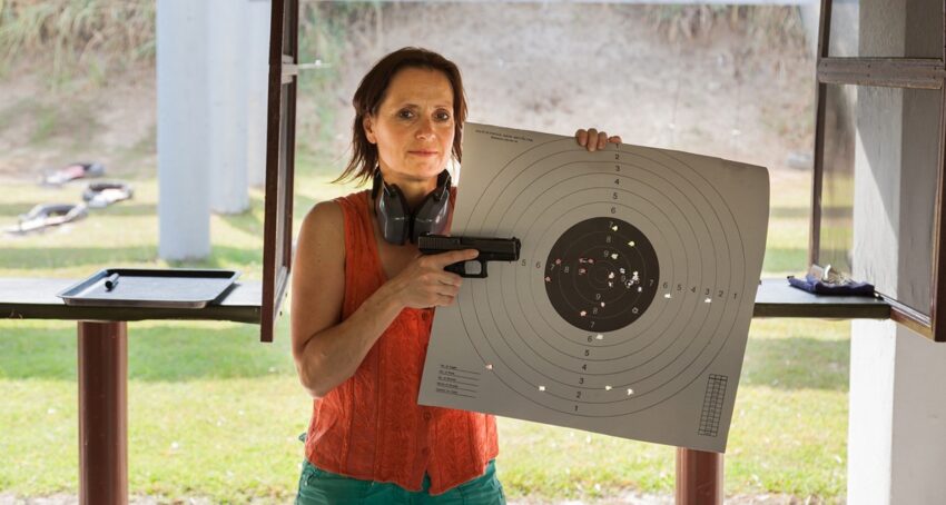 woman-gun-range-target